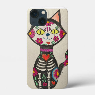 Dia de Los Muertos Cat iPhone 13 Mini Case