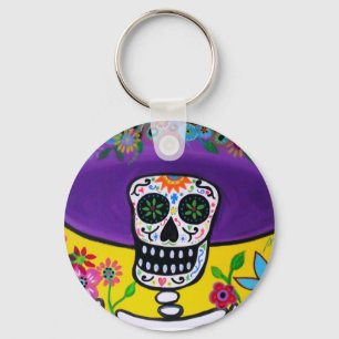 DIA DE LOS MUERTOS CATRINA KEYCHAIN