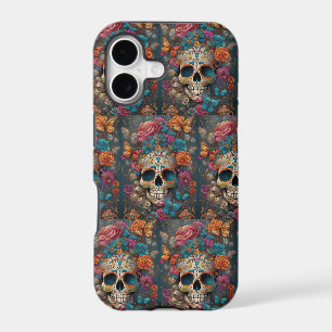 Dia de los Muertos: Colourful Sugar Skull Pattern