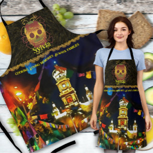 Dia de Los Muertos Cooking Loving Memories 190130 Apron