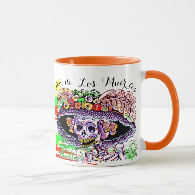 Dia de Los Muertos Day de la tasse morte de (Droite)