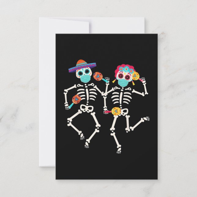 Dia De los Muertos Day of the Dead Card (Front)