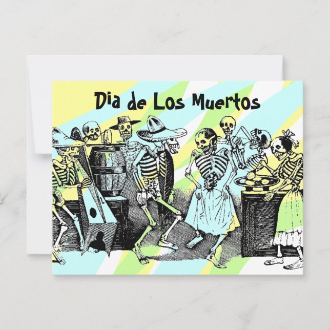 Dia de Los Muertos Day Of The Dead Invitations (Front)