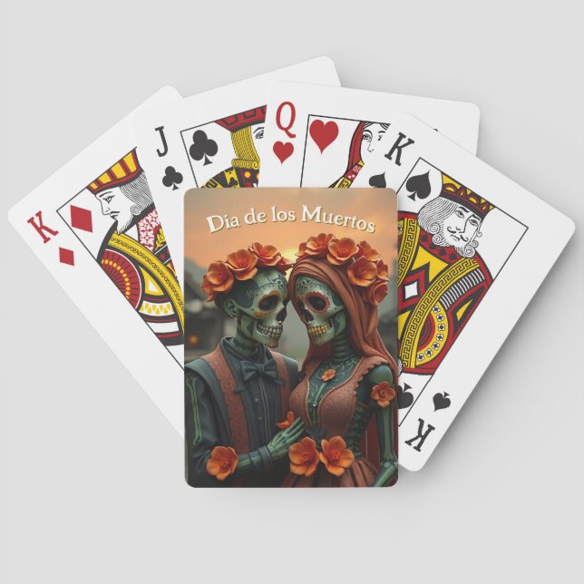 Dia de los Muertos Day of the Dead Playing Cards (Back)
