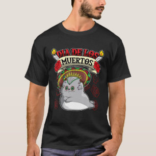 Dia De Los Muertos - Day Of The Dead - Seal T-Shirt