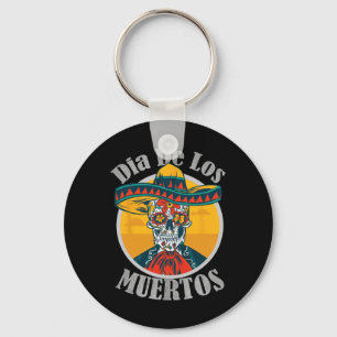 Dia De Los Muertos Day Of The Dead Skull Costume H Keychain