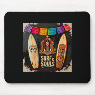 Dia De Los Muertos Festival Sugar Skull Tiki Altar Mouse Pad