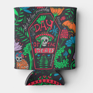 Dia de los Muertos: Festive Card Set Can Cooler