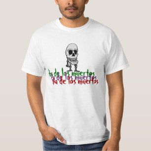 Dia De Los Muertos Festive Happy Skeleton T-Shirt