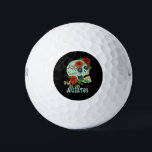 Dia de los muertos golf balls<br><div class="desc">Dia de Los Muertos. This exclusive design the 2020 version vintage version of Halloween. This makes a perfect gift for someone special in your life or the entire family</div>