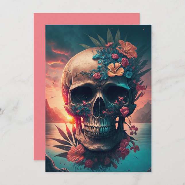 Dia de los Muertos  Holiday Card (Front/Back)