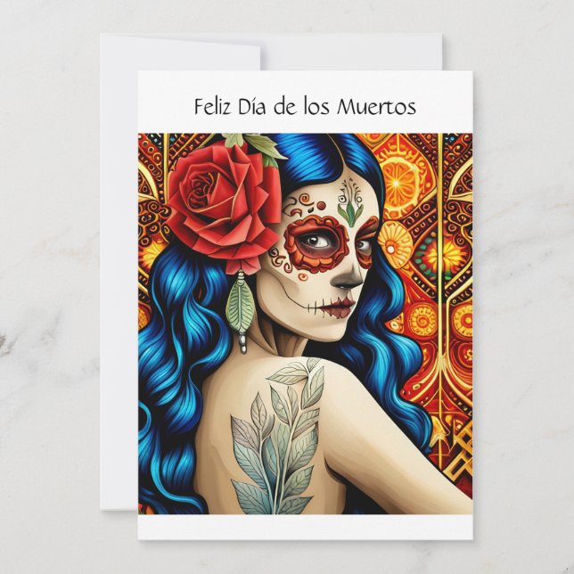 Día de los Muertos  Holiday Card (Front)