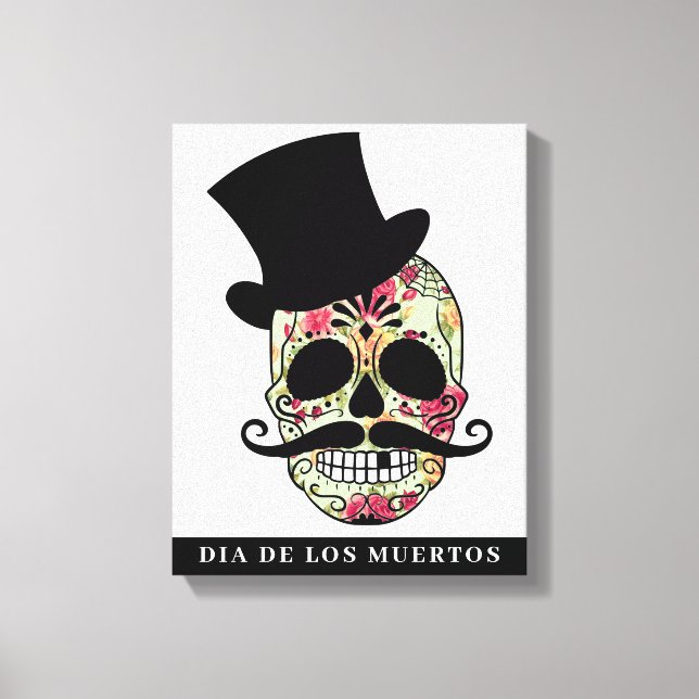 DIA DE LOS MUERTOS Impression en toile étirée (Recto)