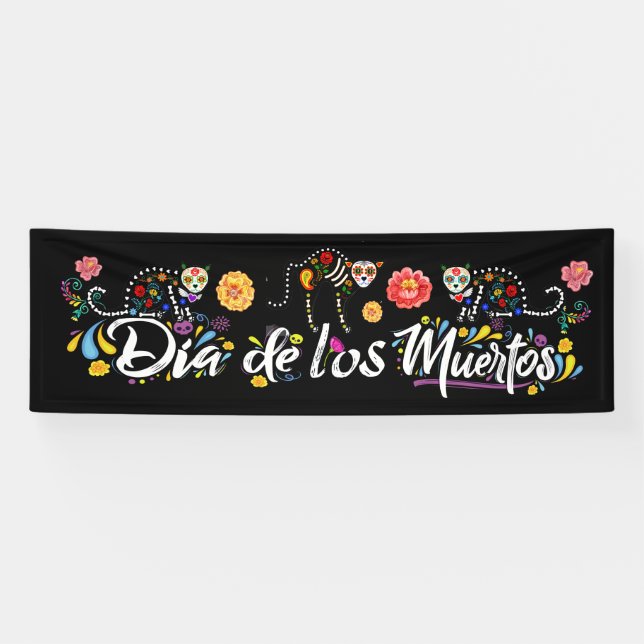 Dia de los Muertos - Jour de la bannière morte (Horizontal)