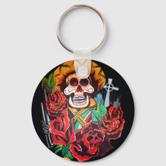 dia de los muertos keychain