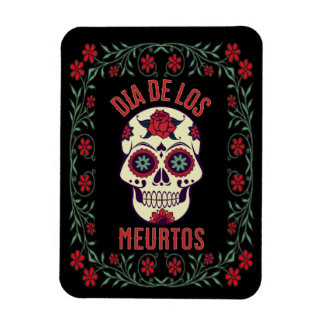 Dia de los Muertos Magnet crâne de sucre