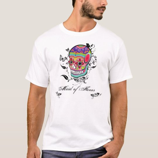 Dia de los Muertos Maid of Honour Shirt