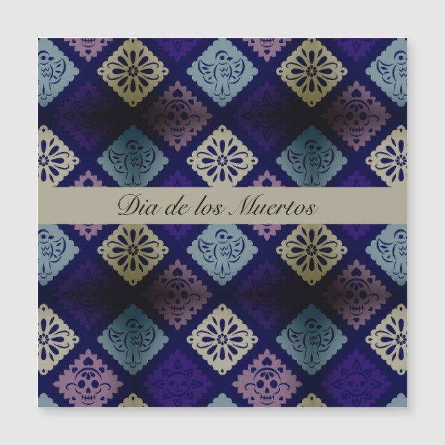 Dia de los Muertos pattern customizable      (Front)