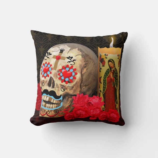 Dia de los Muertos Pillow (Front)