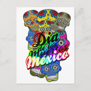 DIA DE LOS MUERTOS POSTCARD