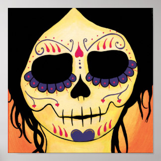 Dia de los Muertos Skeletons Emma Print