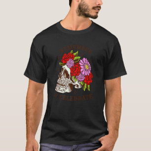 Dia De Los Muertos Skull Mask Roses Premium T-Shirt