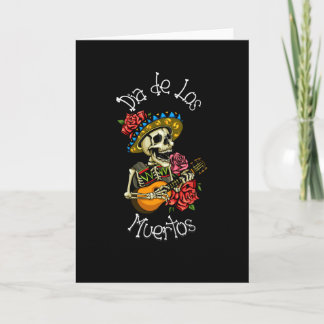 Dia de los Muertos- Sugar Candy Skull Card