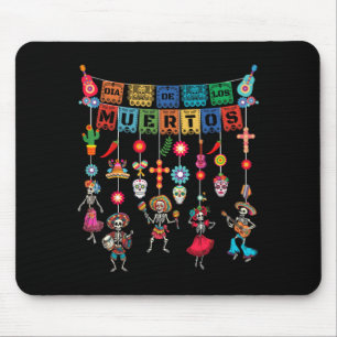 Dia De Los Muertos Sugar Skull Dancing Day The Mouse Pad