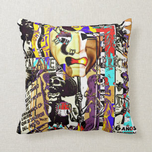Dia De Los Muertos Throw Pillow