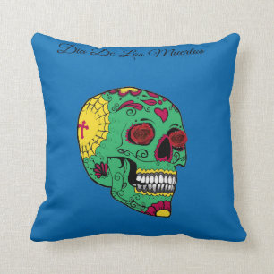 Dia de los Muertos Throw Pillow