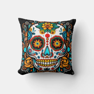 Dia de los Muertos  Throw Pillow