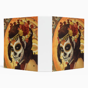 Dia De Los Muertos Throw Pillow Binder
