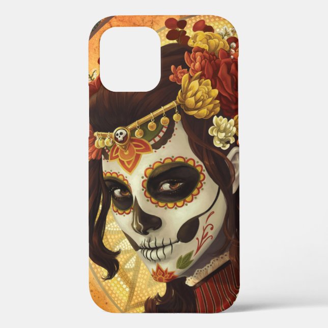 Dia De Los Muertos Throw Pillow Case-Mate iPhone Case (Back)