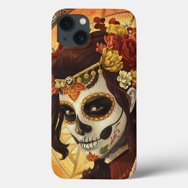 Dia De Los Muertos Throw Pillow Case-Mate iPhone Case (Back)