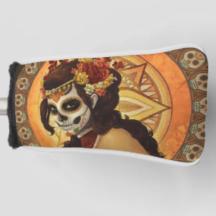 Dia De Los Muertos Throw Pillow Golf Head Cover
