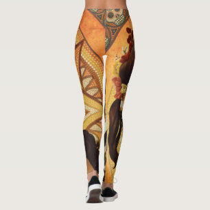 Dia De Los Muertos Throw Pillow Leggings