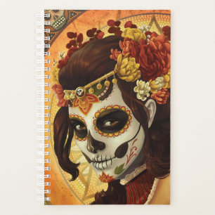 Dia De Los Muertos Throw Pillow Planner