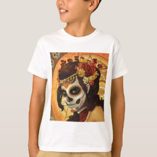 Dia De Los Muertos Throw Pillow T-Shirt