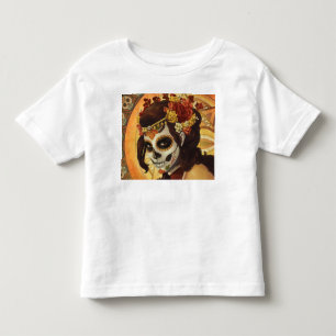 Dia De Los Muertos Throw Pillow Toddler T-shirt