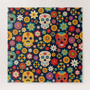 Dia de los Muertos Vintage Jigsaw Puzzle