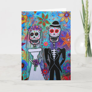 DIA DE LOS MUERTOS WEDDING CARD