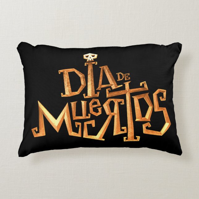 Día de Muertos Accent Pillow (Front)