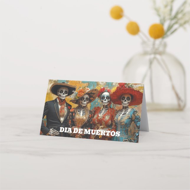 Dia de muertos (dead day) loyalty card (Front)