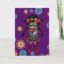 Día de Muertos Kawaii Girl personalized