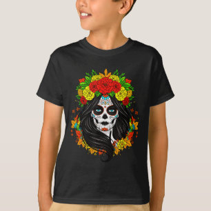 Día De Muertos La Catrina Day Of The Dead Women Su T-Shirt