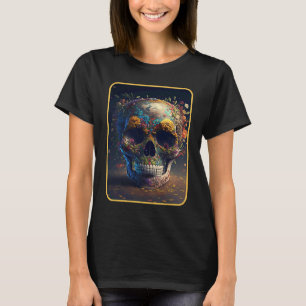 Dia De Muertos Mother Earth Dead Women Floral Suga T-Shirt