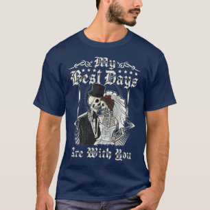 Dia de Muertos Wedding Skeletons Halloween Costume T-Shirt