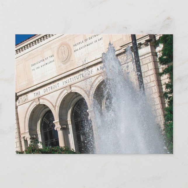 DIA - Detroit Institute of Arts Postcard (Front)