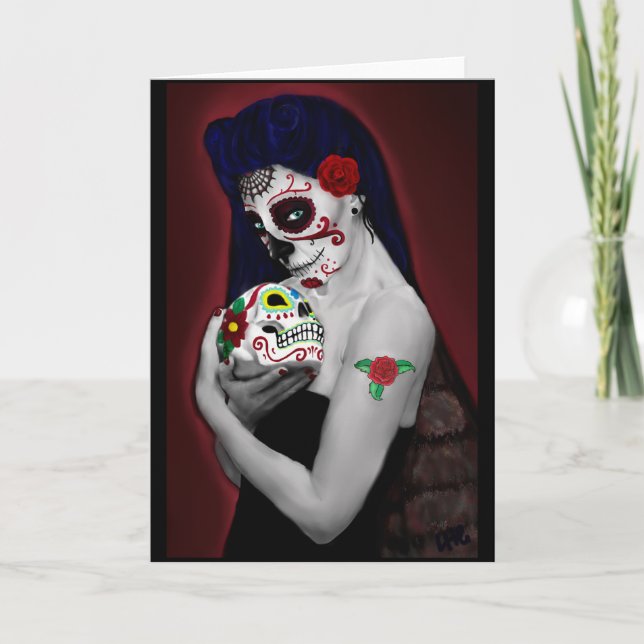 Dia los de Muertos Card (Front)