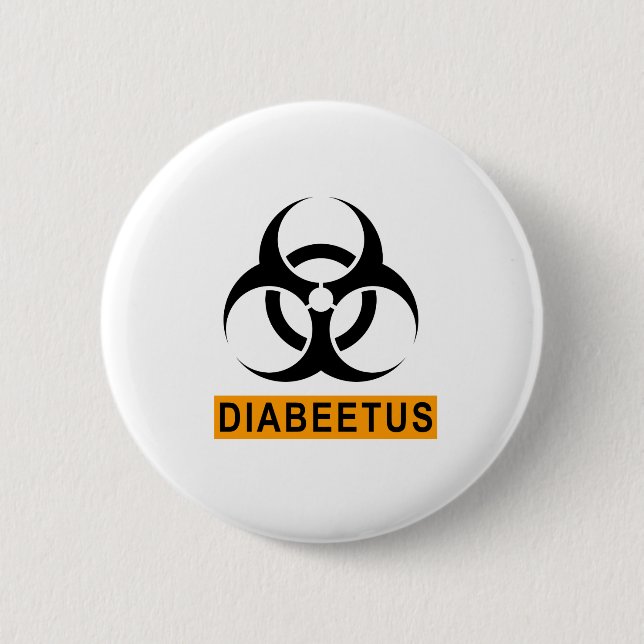 Diabeetus 2 Inch Round Button (Front)